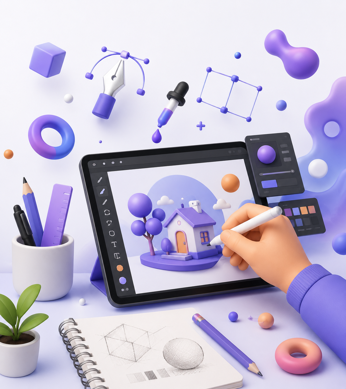 Example of a 3D, Illustration & Drawing project by Douexa