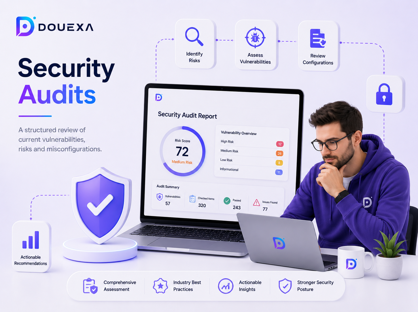 Security audits — Cybersecurity example by Douexa