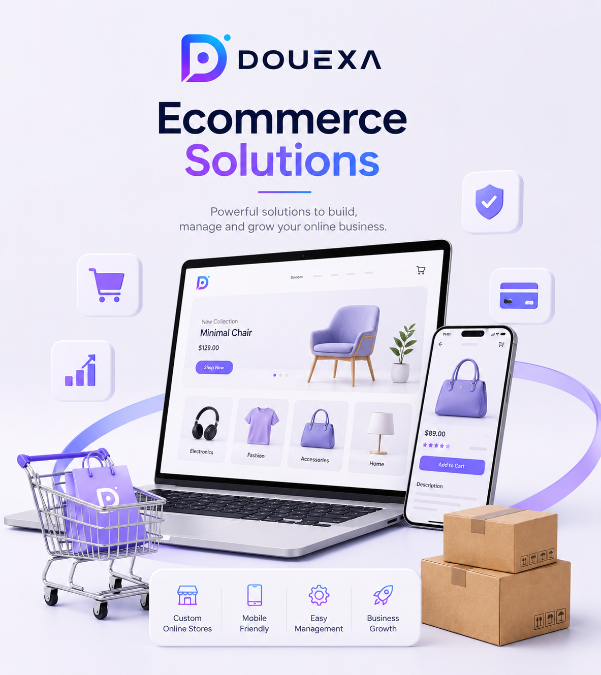 Example of a E-Commerce Solutions project by Douexa