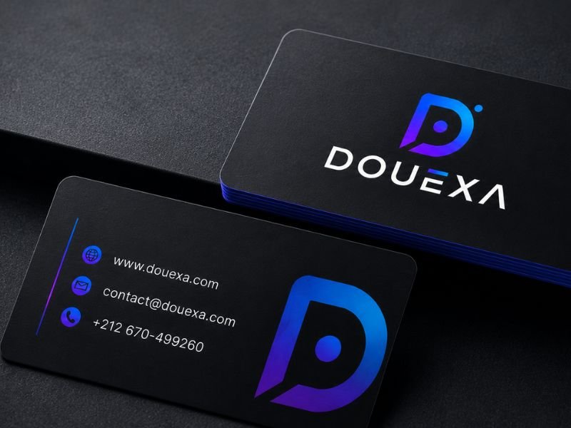 Business cards — Graphic Design example by Douexa