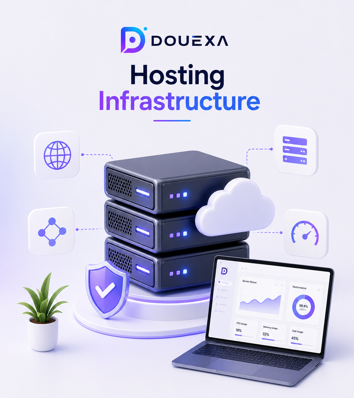 Example of a Hosting & Infrastructure project by Douexa