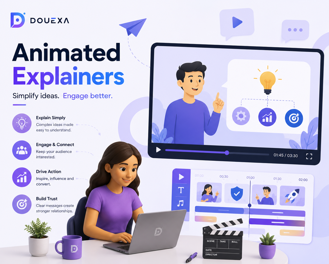 Animated explainers — Video & Motion Design example by Douexa